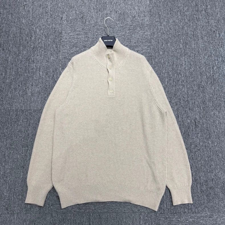 Loro Piana LORO PIANA Knitted sweater Size US XXL / EU 58 / 5 - 1 Thumbnail