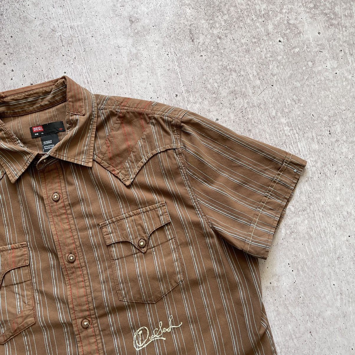 Diesel × Vintage Vintage Diesel shirt rare 90s Y2K Size US L / EU 52-54 / 3 - 3 Thumbnail