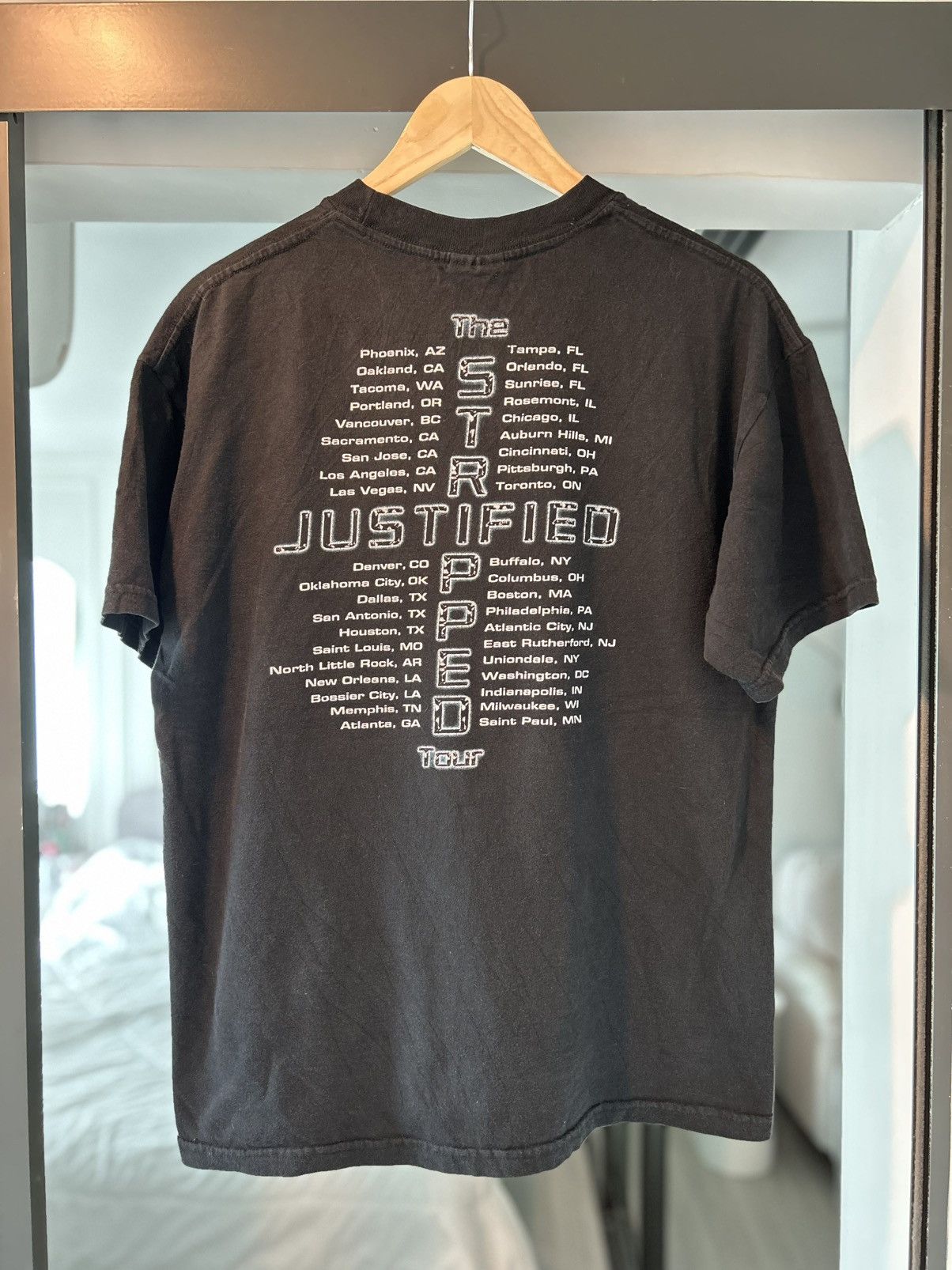 Band Tees Justin Timberlake & Christina Aguilera Vintage T Shirt 2003 Size US L / EU 52-54 / 3 - 5 Thumbnail