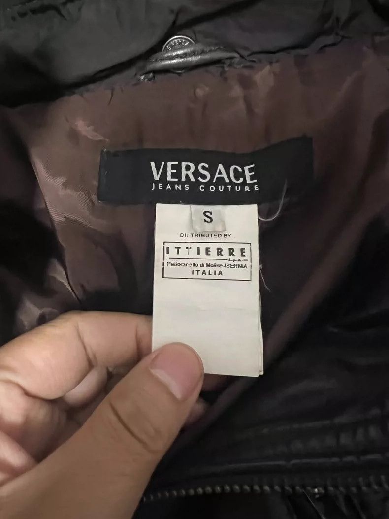 Versace Versace Genuine padded all-genuine cowhide leather jacket Size US S / EU 44-46 / 1 - 8 Thumbnail