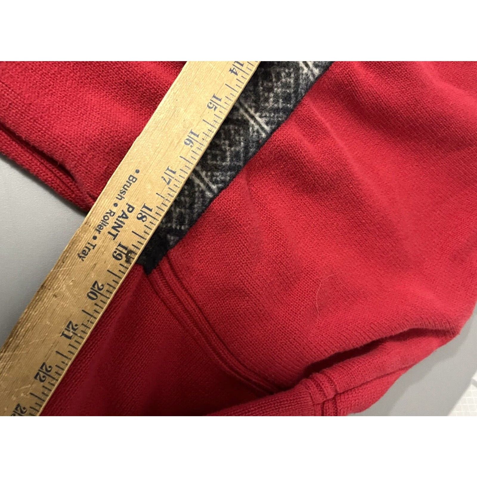 Nautica Nautica Mens Sweater XL Red Long Sleeve Crew Neck Knit Pullover Size US XL / EU 56 / 4 - 5 Thumbnail