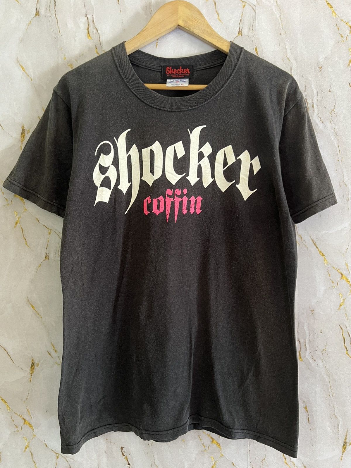 Japanese Brand 💀 SHOCKER “COFFIN SKULL” TEE – DEADLY JAPAN STREETWEAR 💀 Size US M / EU 48-50 / 2 - 1 Thumbnail
