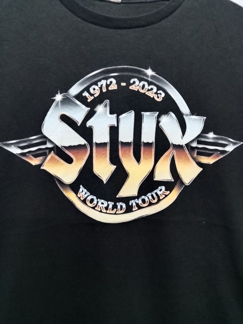 Band Tees Styx World Tour Band Tee Size US L / EU 52-54 / 3 - 3 Thumbnail