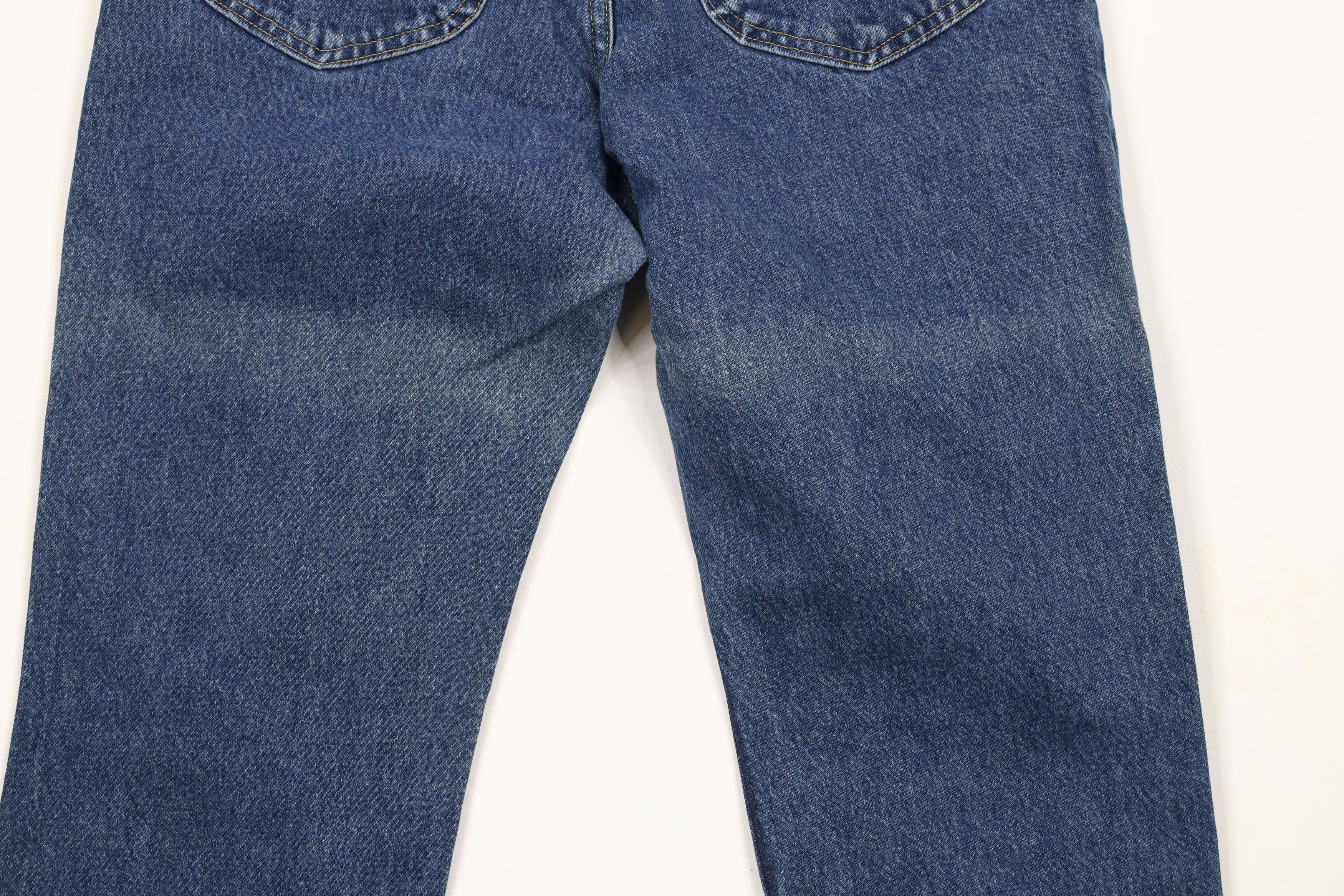 Lee × Vintage Vintage 90s Lee Jeans Straight Leg Denim Jeans Blue Cotton Size US 32 / EU 48 - 10 Thumbnail