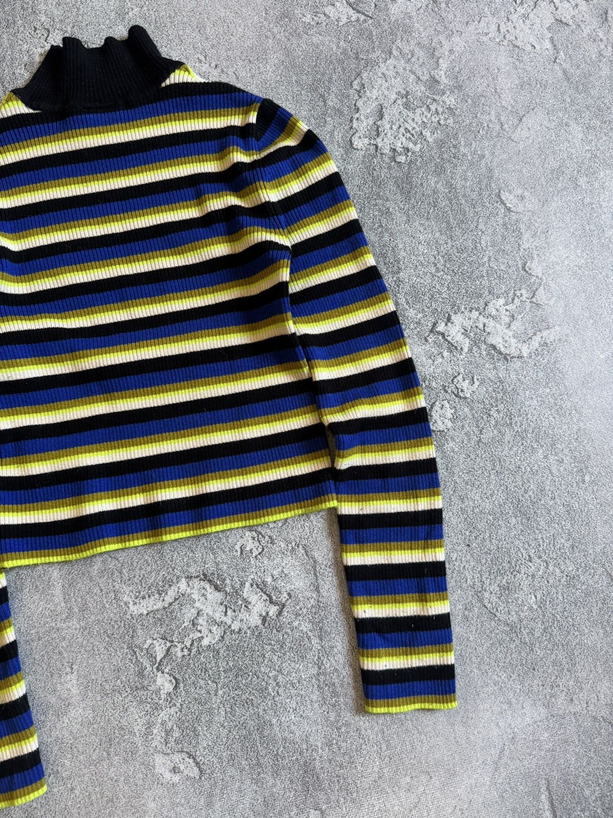 Kangol Kangol x H&M striped turtleneck sweater pullover jumper Size S / US 4 / IT 40 - 9 Thumbnail
