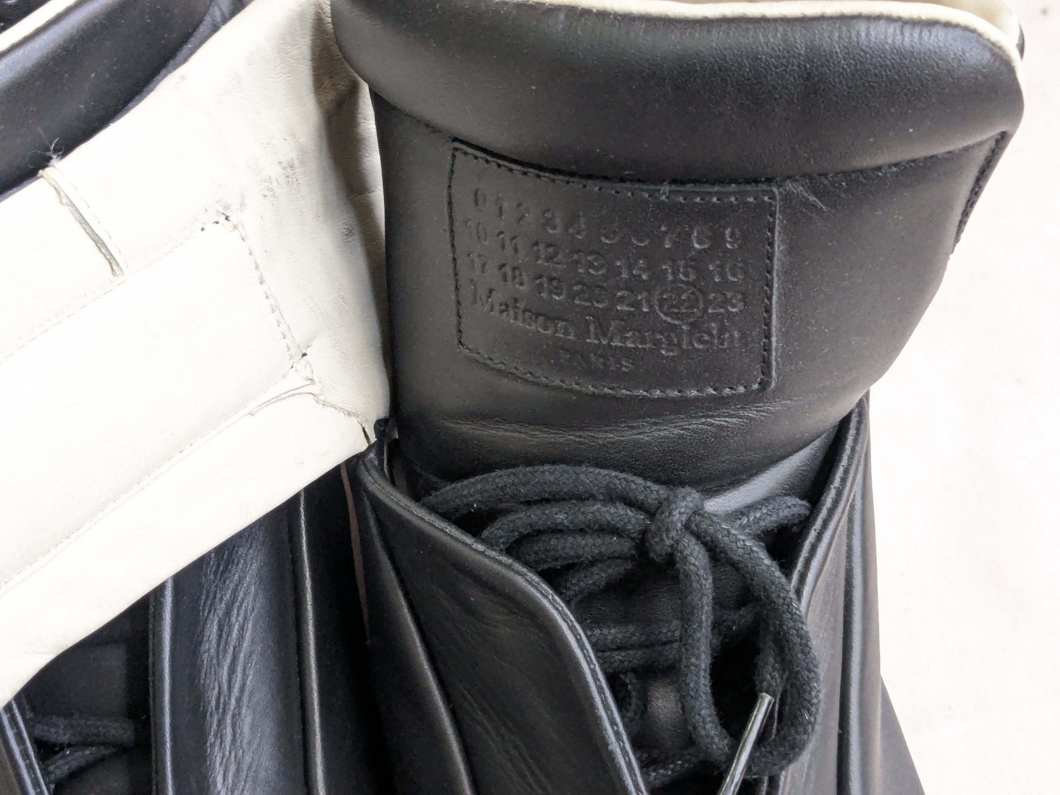 Maison Margiela Maison Margiela Future Black High Tops 12 45 Leather Size US 12 / EU 45 - 5 Thumbnail