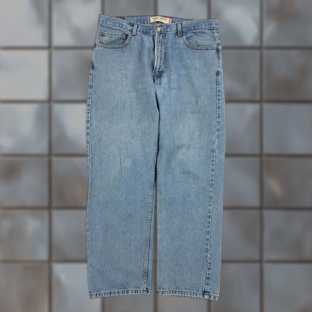 Levi's VINTAGE Levi's Jeans Mens 36x29 American Blue 505 Denim Cotton 5-Pocket Straight 90s USA Womens Men? Size US 36 / EU 52 - 1 Thumbnail