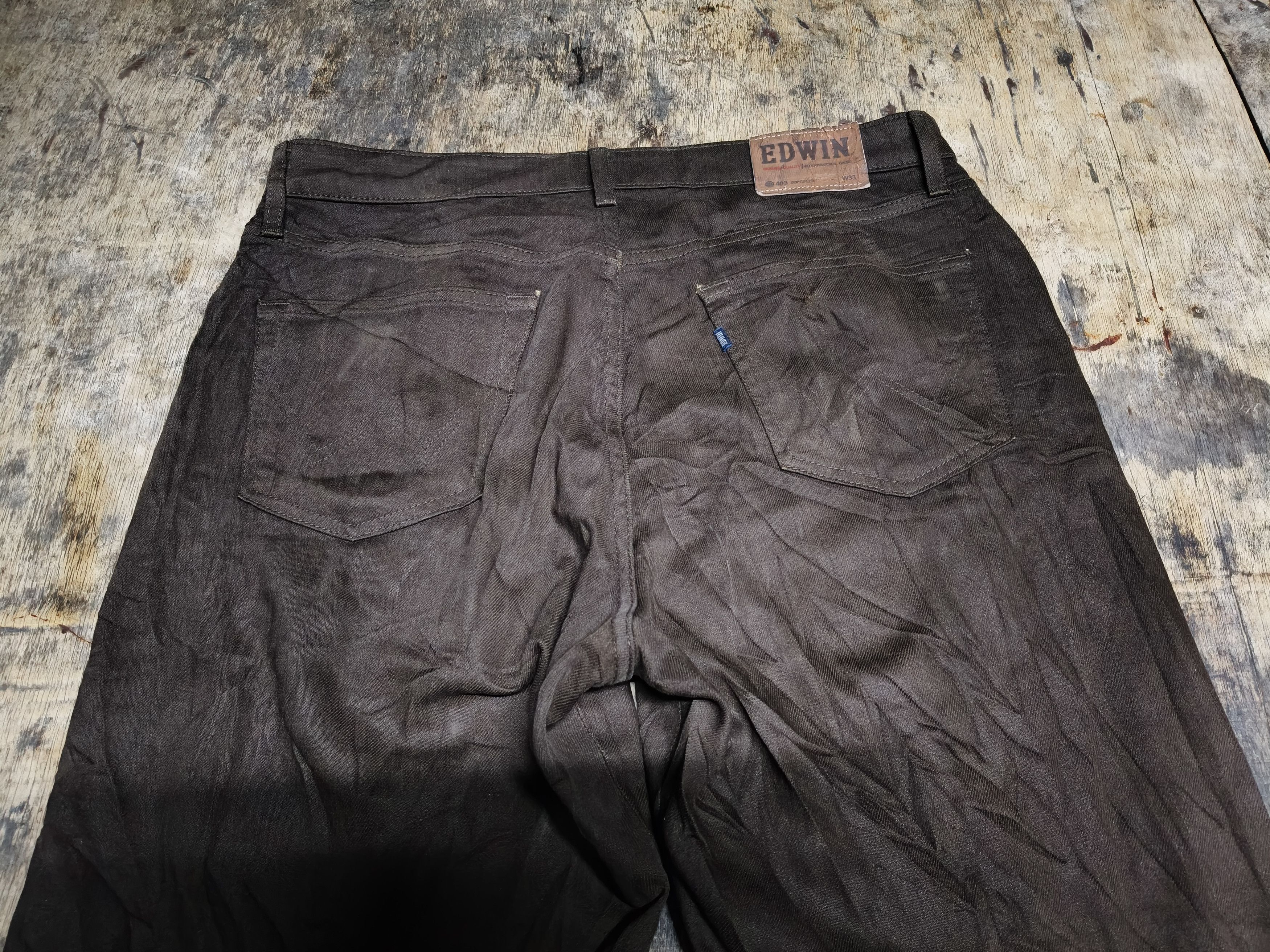 Edwin Edwin Denim Soft Flex Brown Pants Size US 33 - 4 Thumbnail