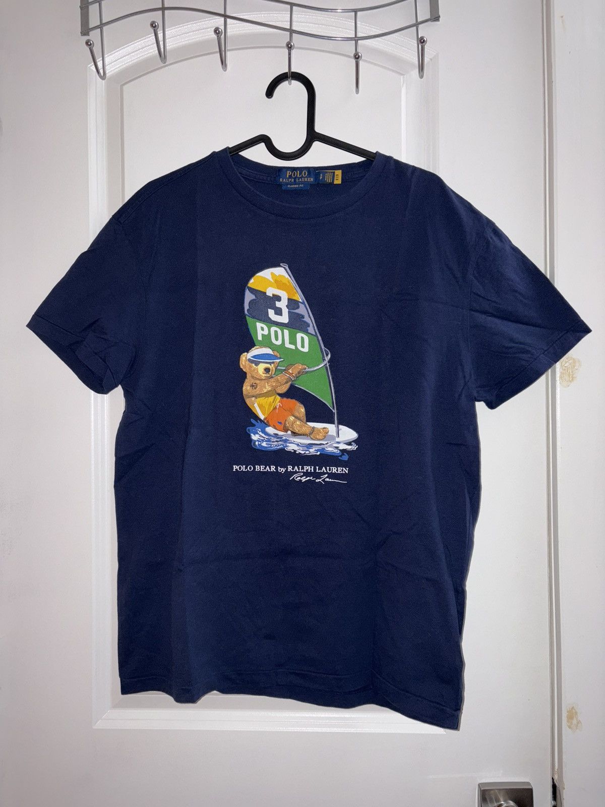 Polo Ralph Lauren Polo Ralph Lauren Bear Tee Dark Blue Size US S / EU 44-46 / 1 - 1 Thumbnail