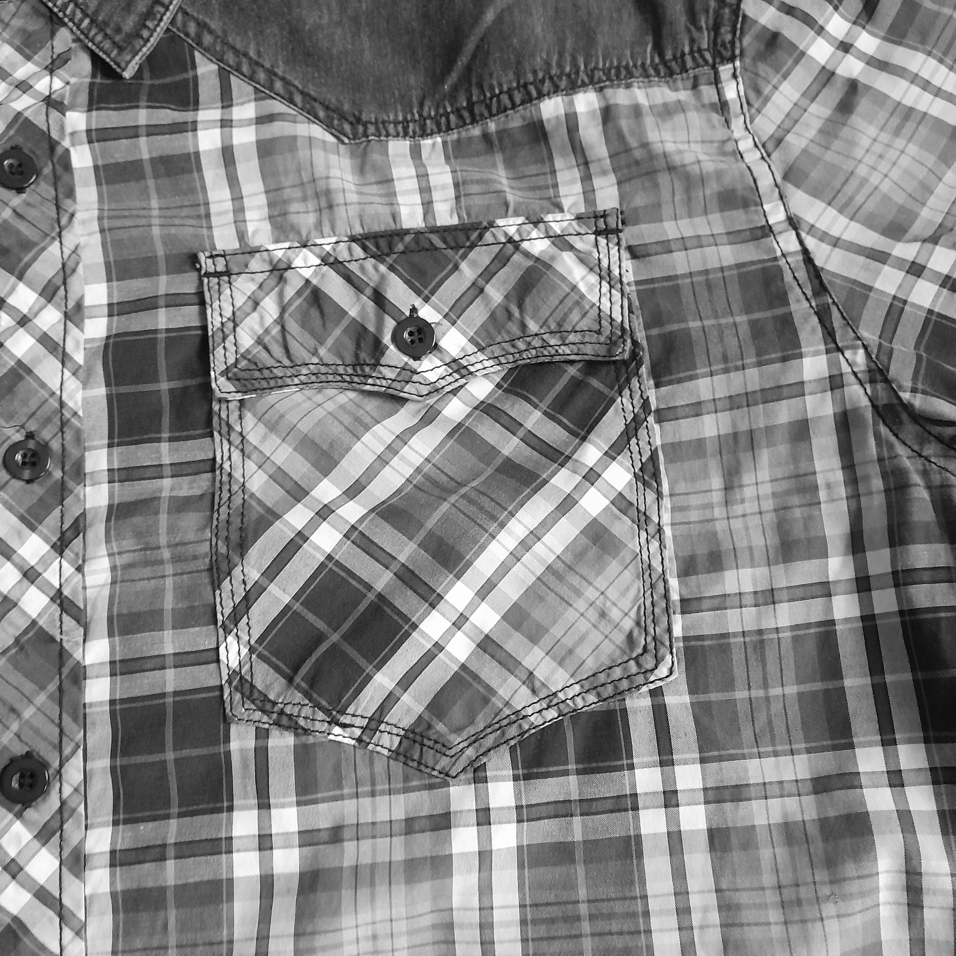 Springfield Raw Blue Springfield Classic Men's Plaid Shirt Size US XXL / EU 58 / 5 - 3 Thumbnail