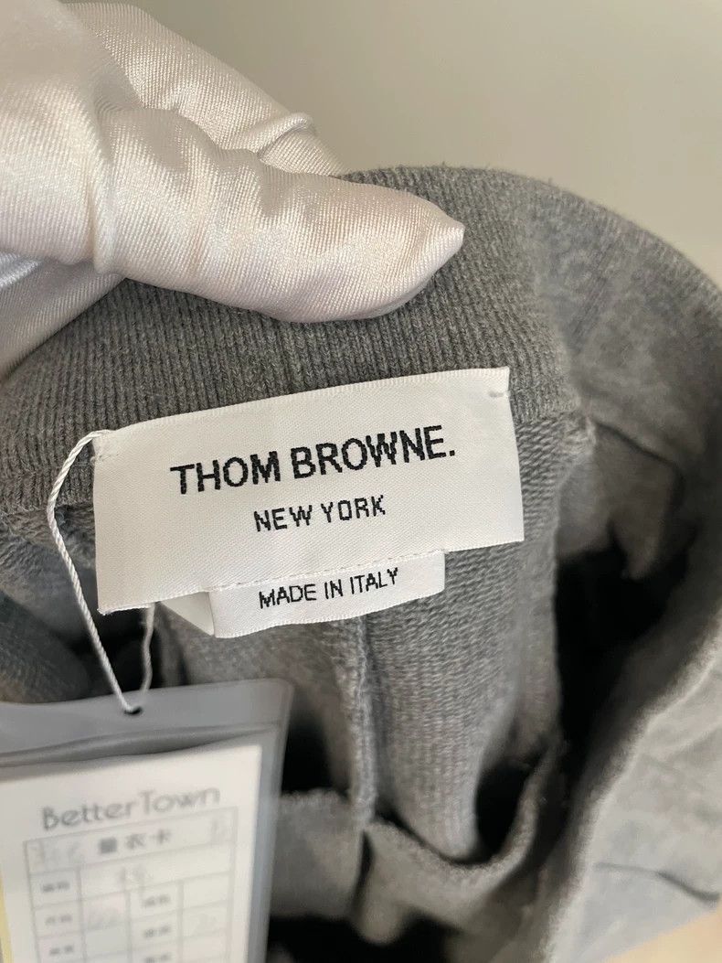 Thom Browne Thom Browne Gray cotton T-shirt Size US XS / EU 42 / 0 - 9 Thumbnail