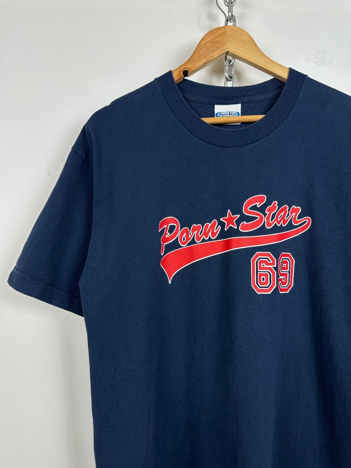 Girl Skateboards Vintage Pornstar 69 Navy Blue T-Shirt Size US M / EU 48-50 / 2 - 6 Thumbnail