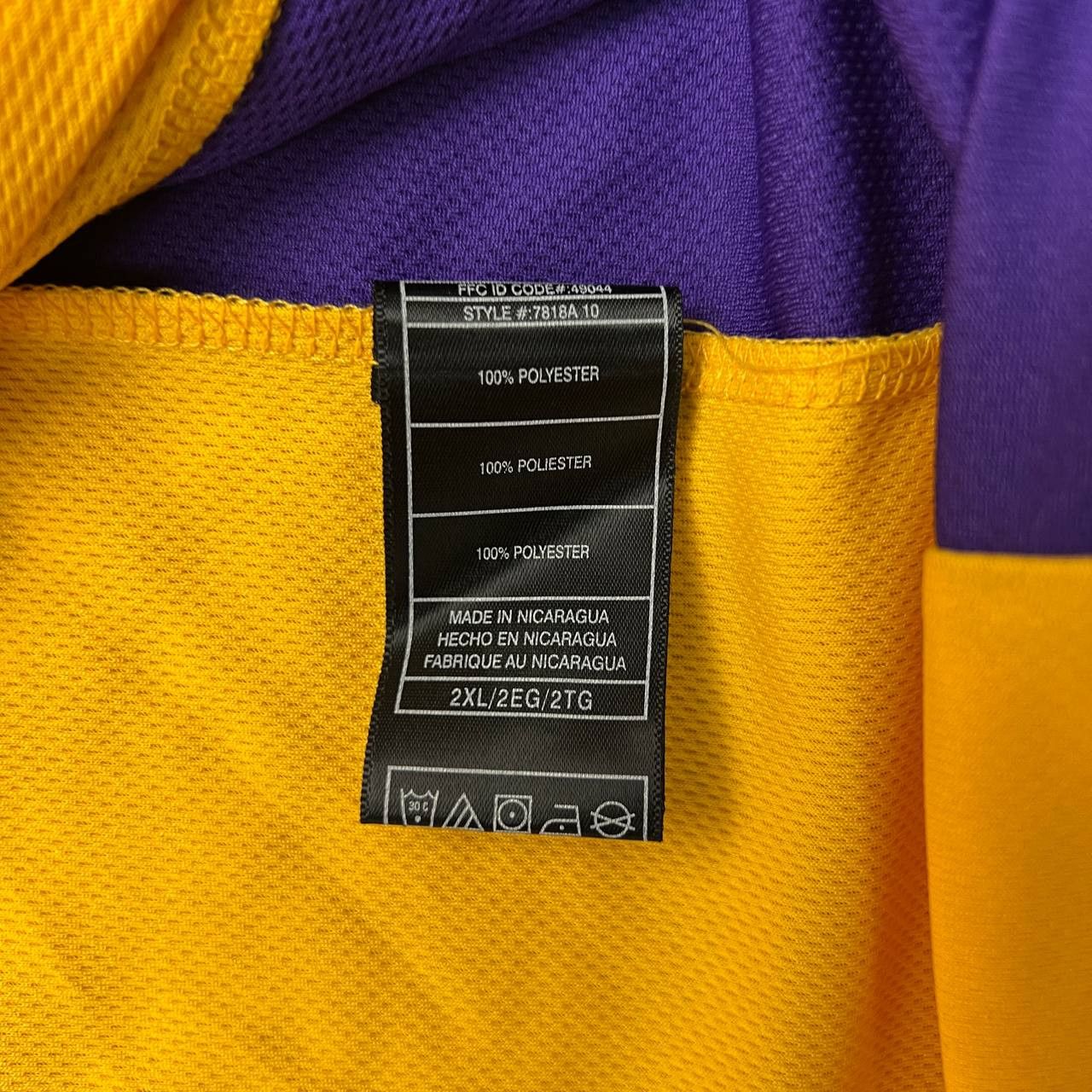 Adidas Los Angeles LA Lakers Bryant #24 Jersey Shirt Men XXL New Size US XXL / EU 58 / 5 - 3 Thumbnail