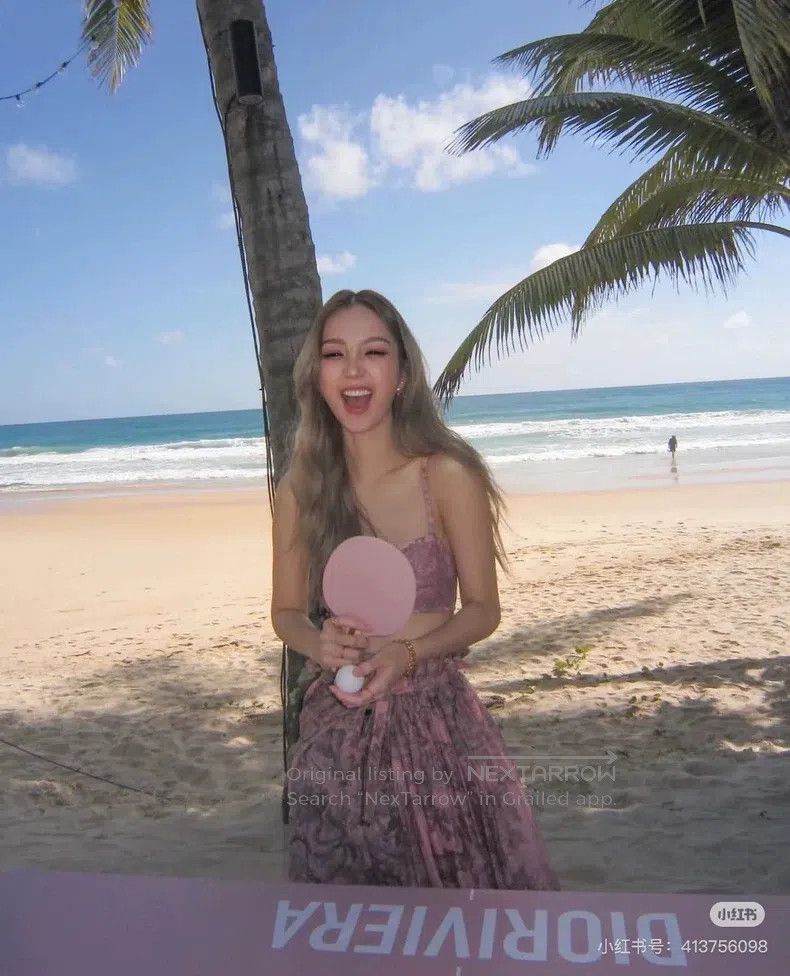 Dior Dior Vacation Series Pink Jui Print Long Skirt Half Skirt Size 26" / US 2 / IT 38 - 8 Thumbnail