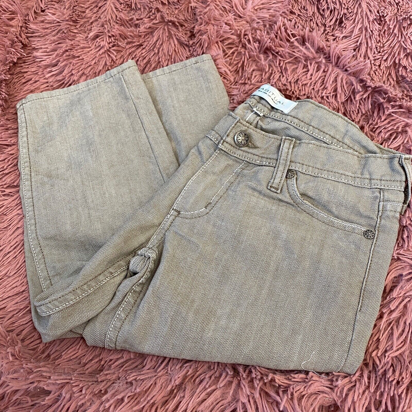 Other VTG Habitual Taupe Low Rise Bermuda Design Pocket Shorts 25 Size 25" / US 0 / IT 36 - 5 Thumbnail