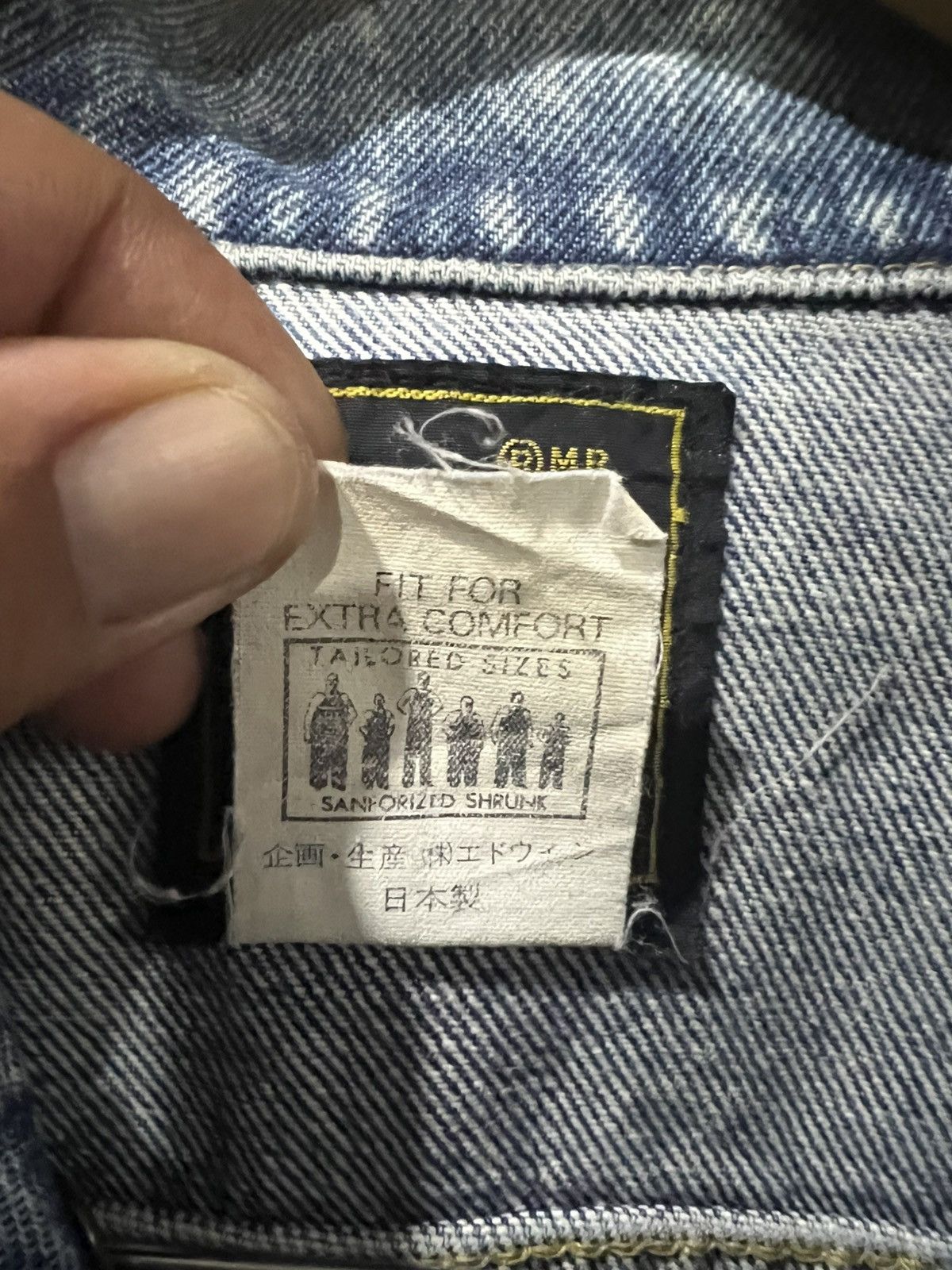 Lee 🔥Vintage Lee Riders x Edwin Denim Trucker Size US S / EU 44-46 / 1 - 21 Thumbnail