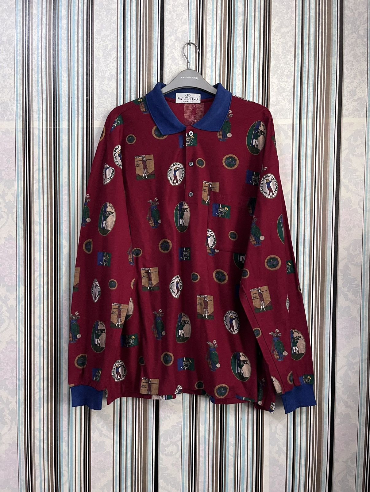 Valentino Allover poster printed #F5 Size US L / EU 52-54 / 3 - 4 Thumbnail