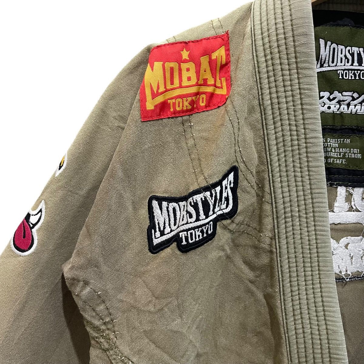 Japanese Brand Vintage Mobstyles Tokyo Scramble Patches Buttonless Jacket Size US M / EU 48-50 / 2 - 7 Thumbnail