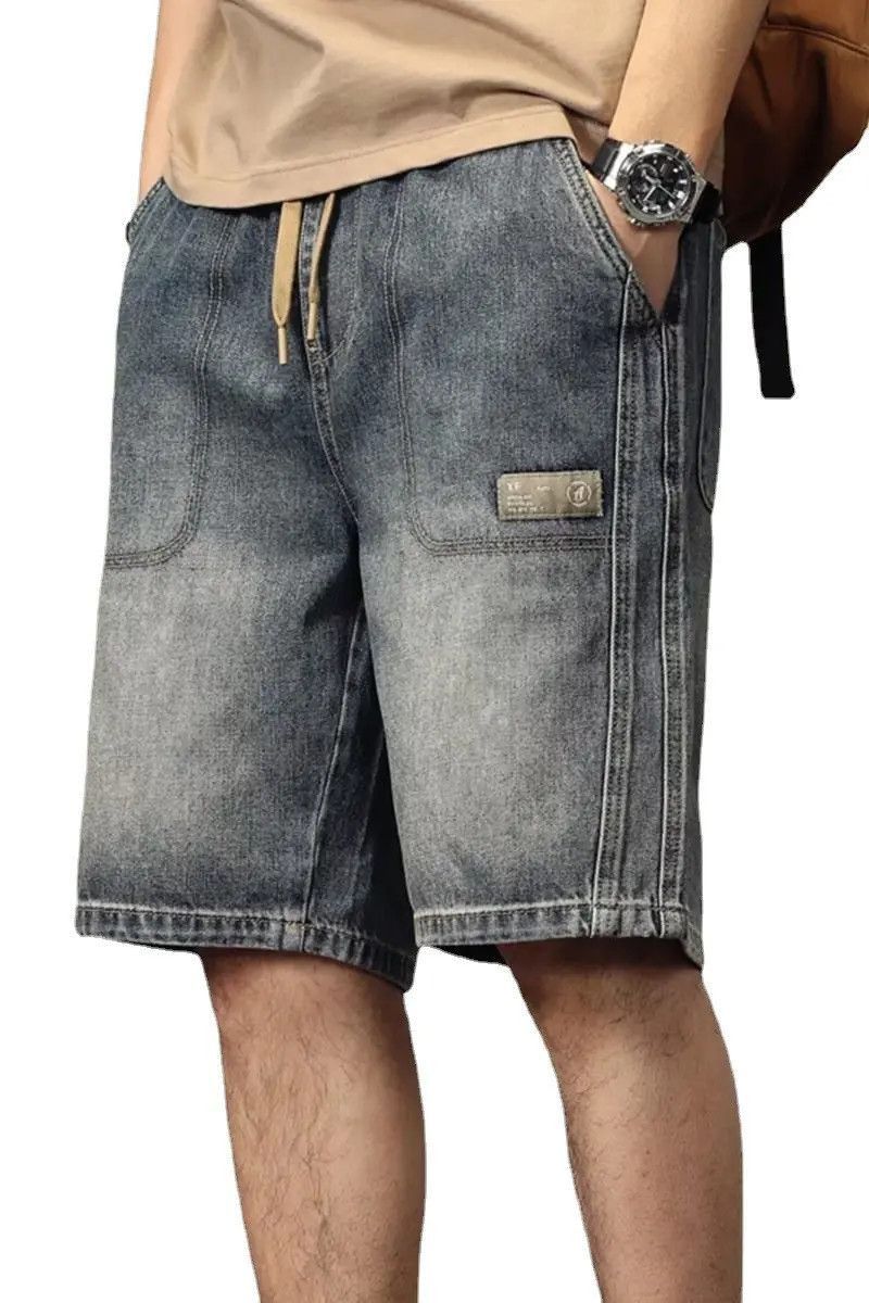 Japanese Brand Straight high street loose denim shorts Size US 32 / EU 48 - 5 Thumbnail