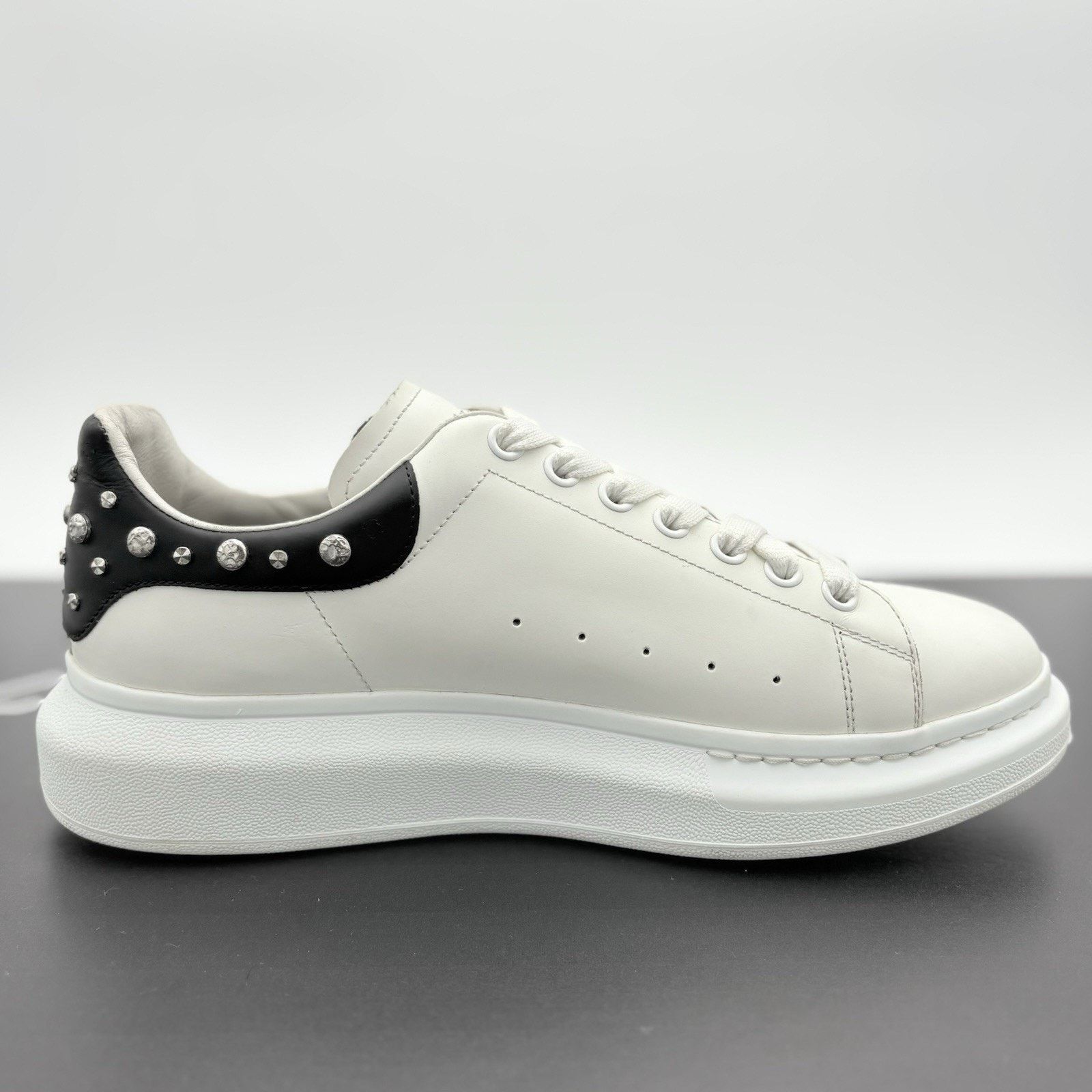 Alexander McQueen Alexander McQueen Studded Oversized ' White Black ' | GREAT! Size US 12 / EU 45 - 10 Thumbnail