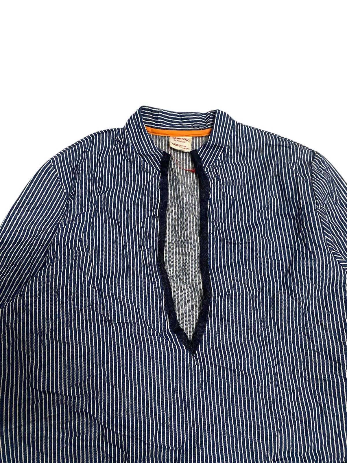 Japanese Brand × Vintage Vintage Alacrity by pharaoh hickory longsleeve Size M / US 6-8 / IT 42-44 - 2 Thumbnail