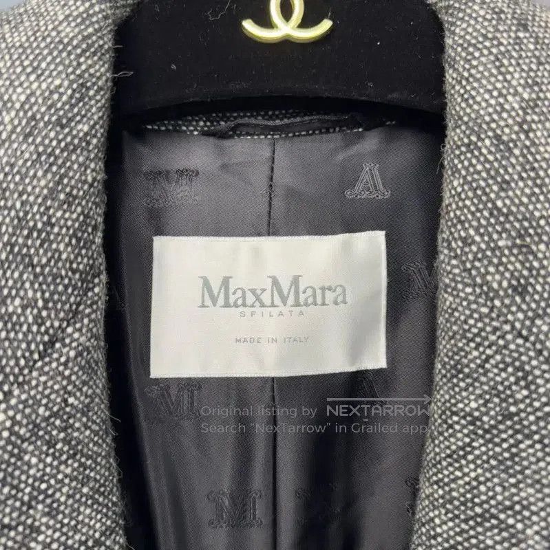 Max Mara MaxMara Black Wool Blend Women's Coat . Size S / US 4 / IT 40 - 5 Thumbnail