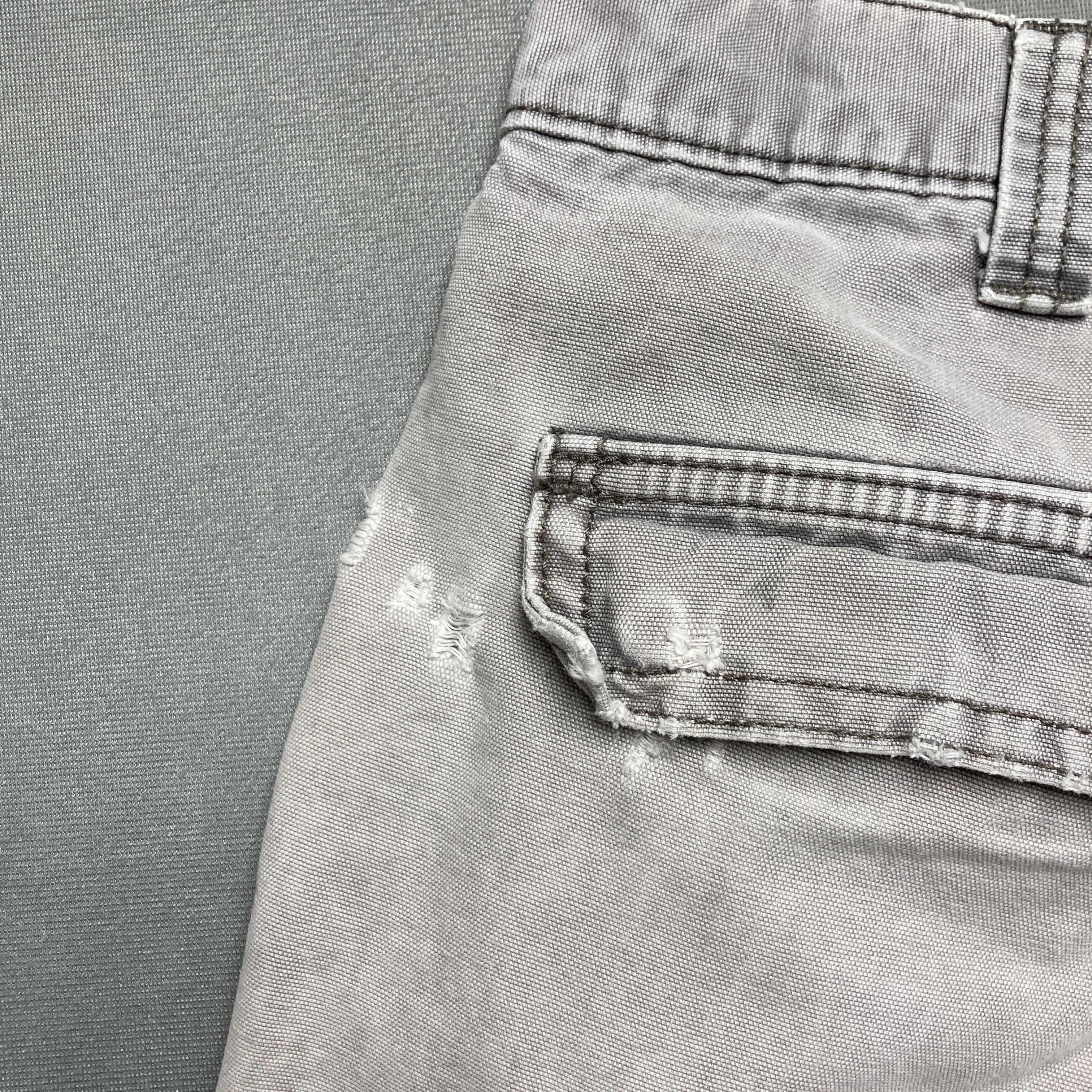 Carhartt Carhartt 36x30 Gray 100% Cotton Canvas Cargo Pants Thrashed Size US 36 / EU 52 - 11 Thumbnail