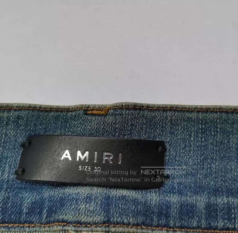 Amiri Amiri New double knee ripped denim jeans Size US 30 / EU 46 - 2 Thumbnail