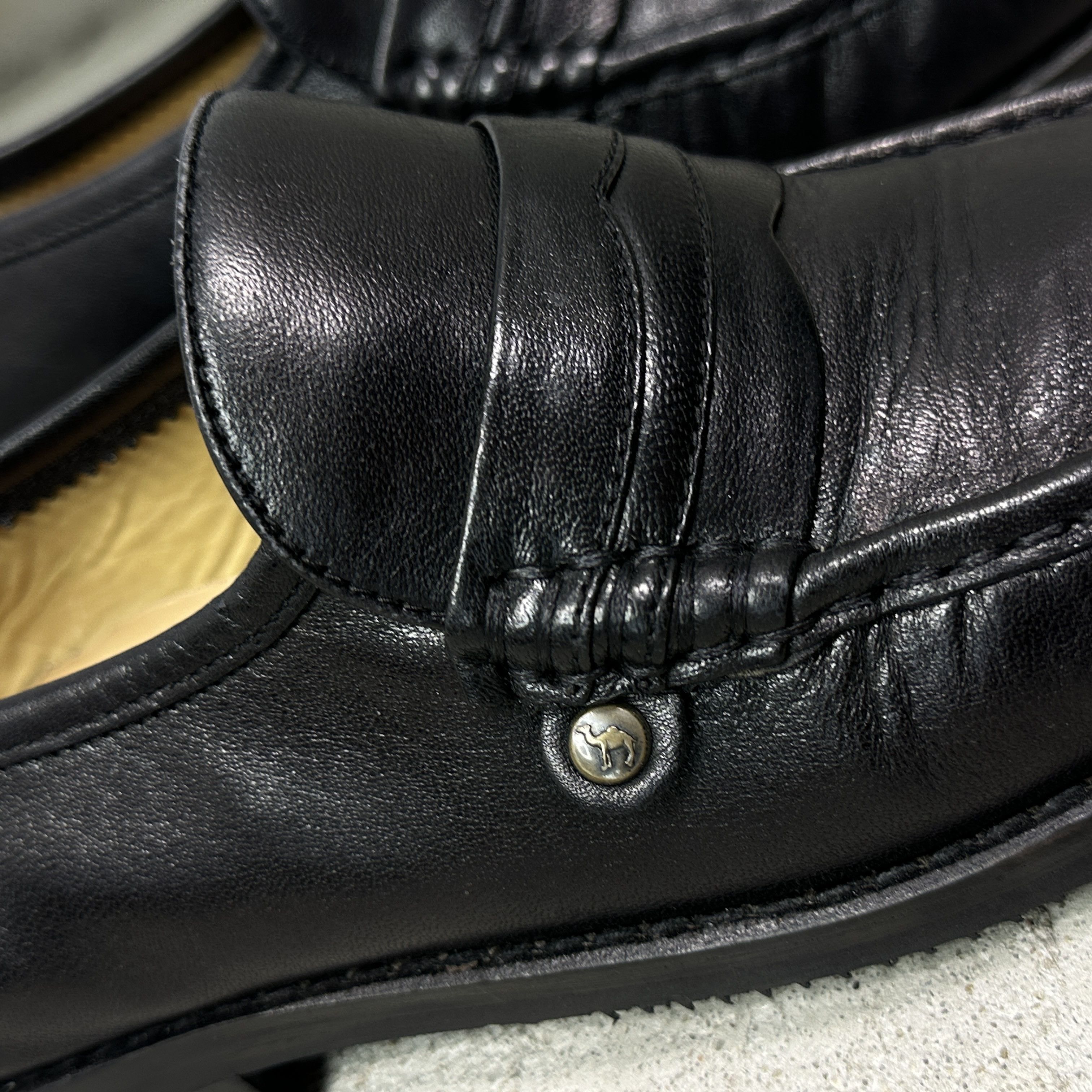 Vintage Vintage Avant Garde Camel Leather Loafers Y2K Size US 7.5 / EU 40-41 - 5 Thumbnail
