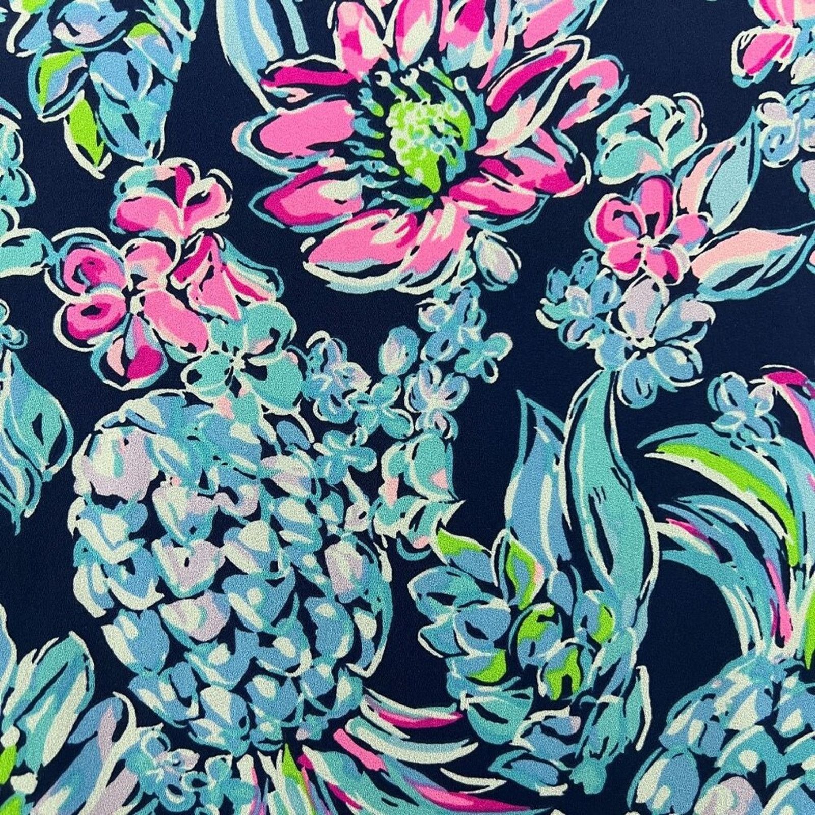 Lilly Pulitzer Lilly Pulitzer Winona Stretch Dress Pineapple Paradise Small Size S / US 4 / IT 40 - 3 Thumbnail