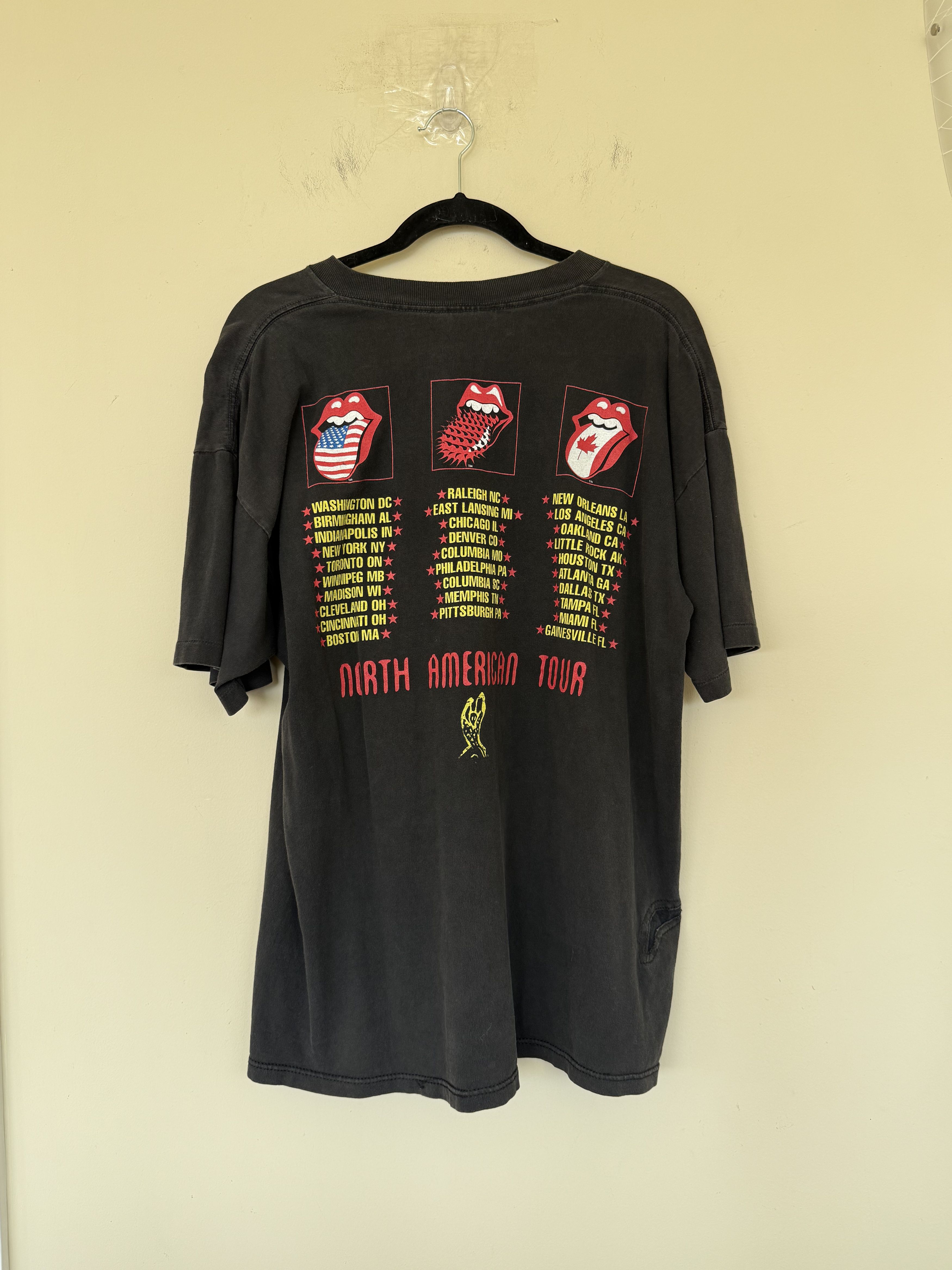 Vintage Rolling Stones World Tour 1994 Size US XL / EU 56 / 4 - 2 Thumbnail