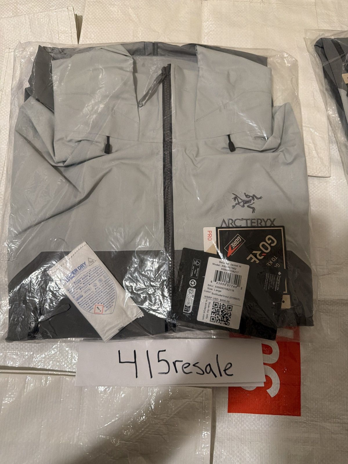 Arc'teryx Arc’teryx Beta AR Jacket Goretex Pro Solitude Void Size US L / EU 52-54 / 3 - 5 Thumbnail