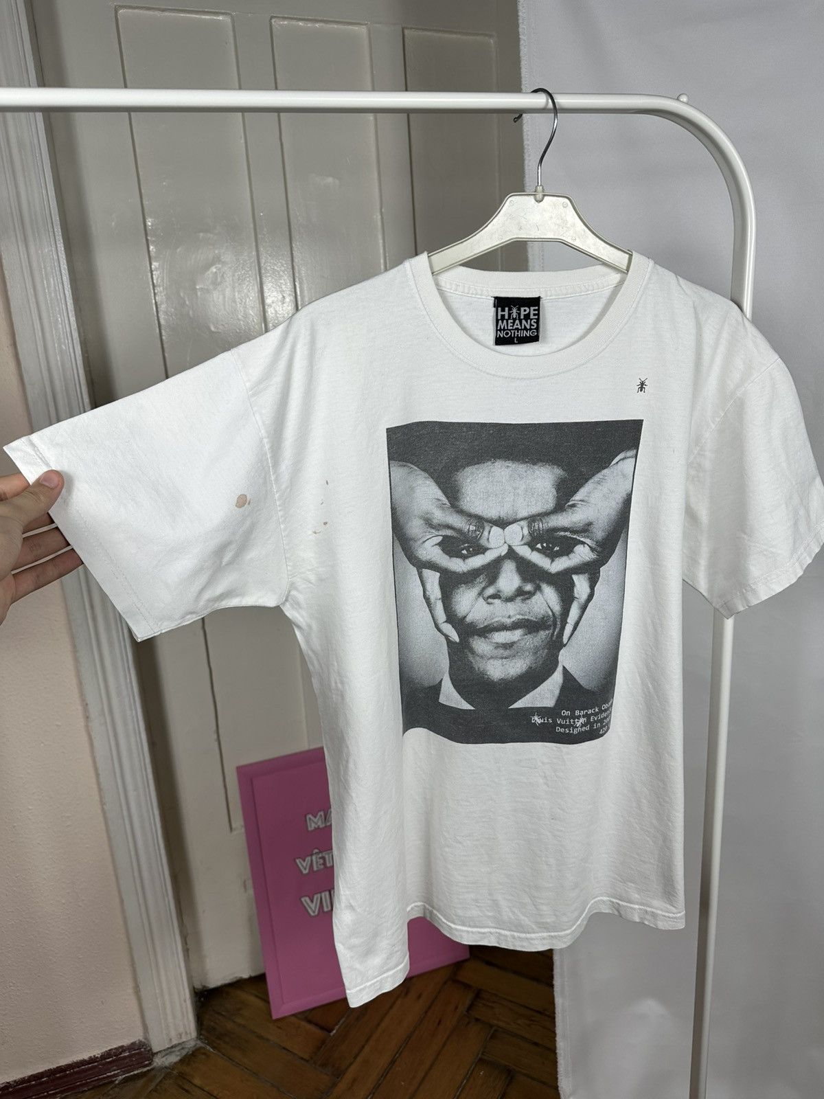 Hype Means Nothing Hype Means Nothing Obama Face T Shirt Size US L / EU 52-54 / 3 - 4 Thumbnail