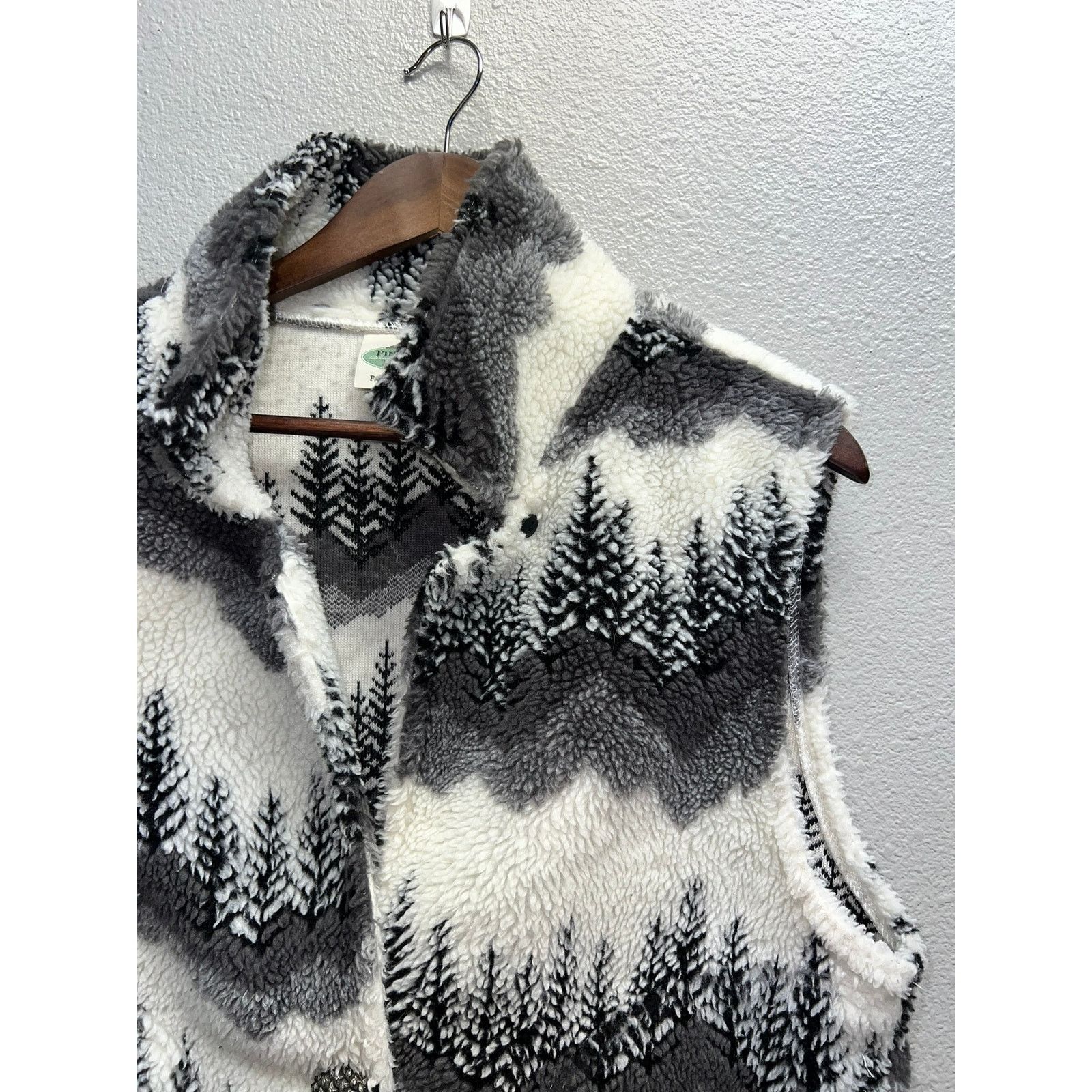 Vintage Womens Pine Cone Designs Sweater Sleeveless Palmer Lake M Size M / US 6-8 / IT 42-44 - 5 Thumbnail