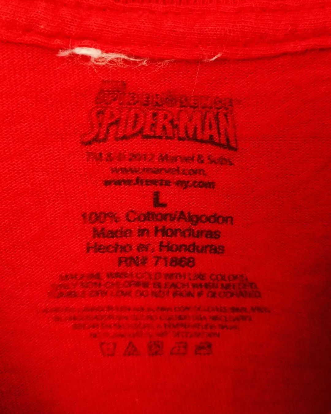 DC Comics × Marvel Comics Spider-sense Spiderman Costume Art Big Print Super Hero Tees Size US L / EU 52-54 / 3 - 3 Thumbnail