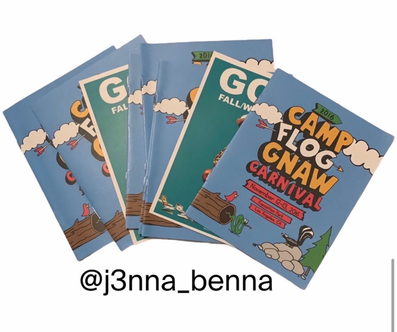 Tyler The Creator 2016 Camp Flog Gnaw Carnival Booklet Size ONE SIZE - 2 Thumbnail