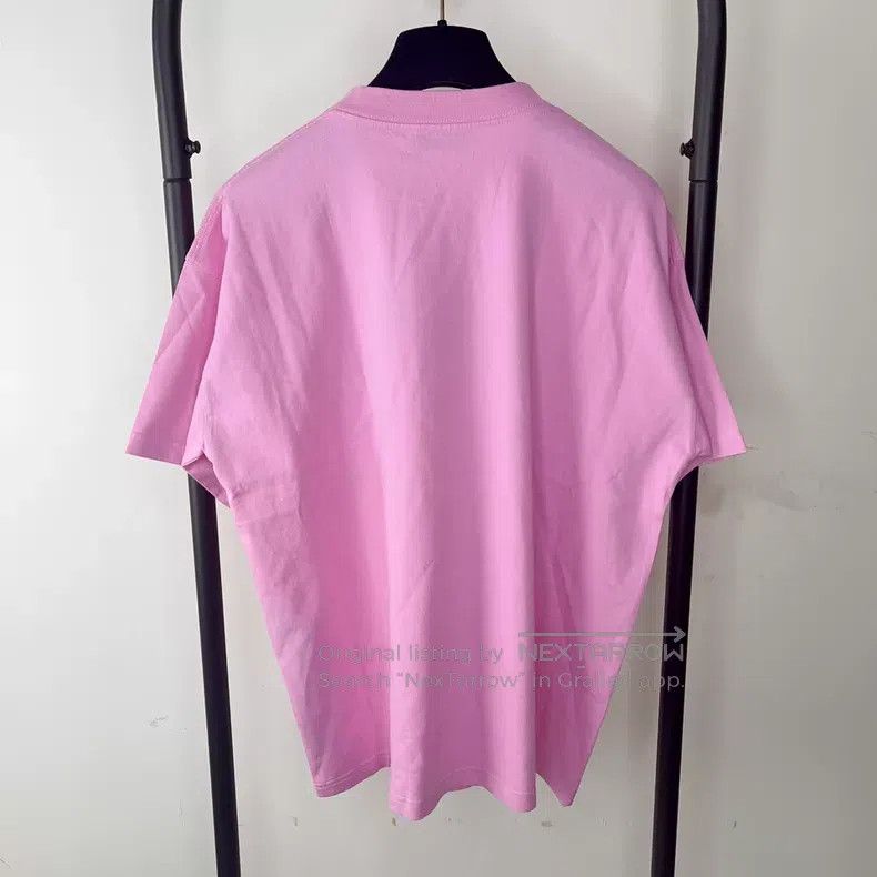 Balenciaga Balenciaga Logo Print Solid Color Raglan Sleeve T-Shirt Size M / US 6-8 / IT 42-44 - 2 Thumbnail