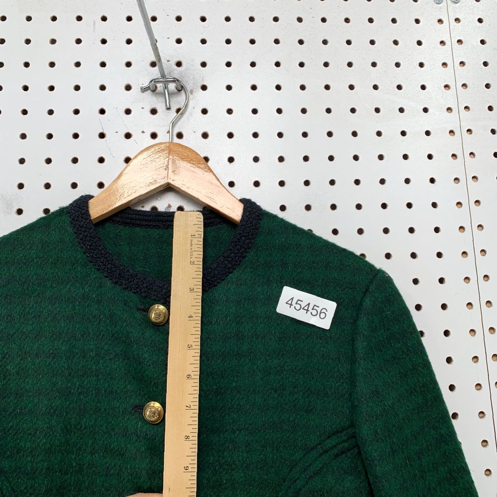 Vintage VINTAGE Gordon Highlanders Cardigan Wool Small Tartan Plaid Trachten Shirt Womens S Green Knit Button Crew Neck Long Sleeve Casual Sweater 90s Size S / US 4 / IT 40 - 5 Thumbnail