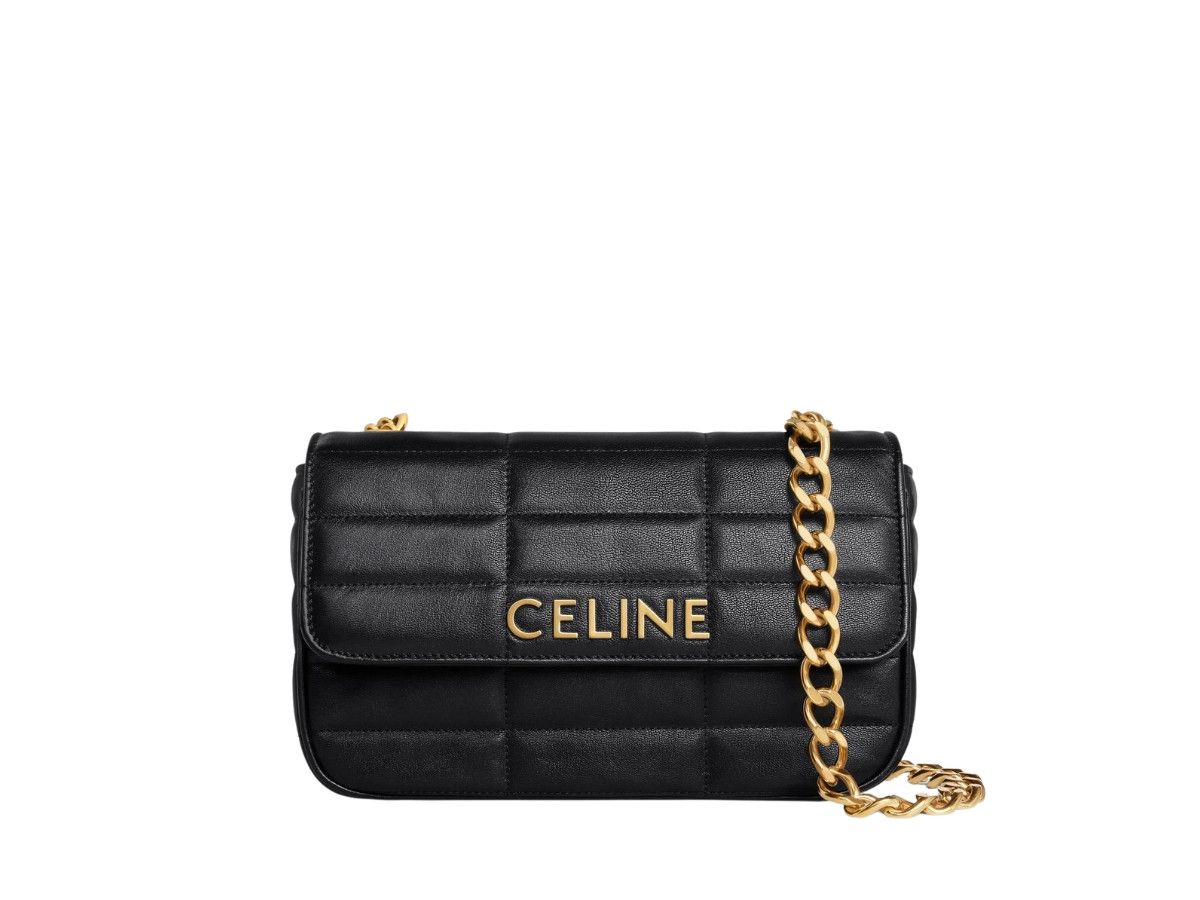 Celine o1bcso1str0725 Size : OS /111273 Chain Shoulder Bag in Black Size ONE SIZE - 1 Thumbnail