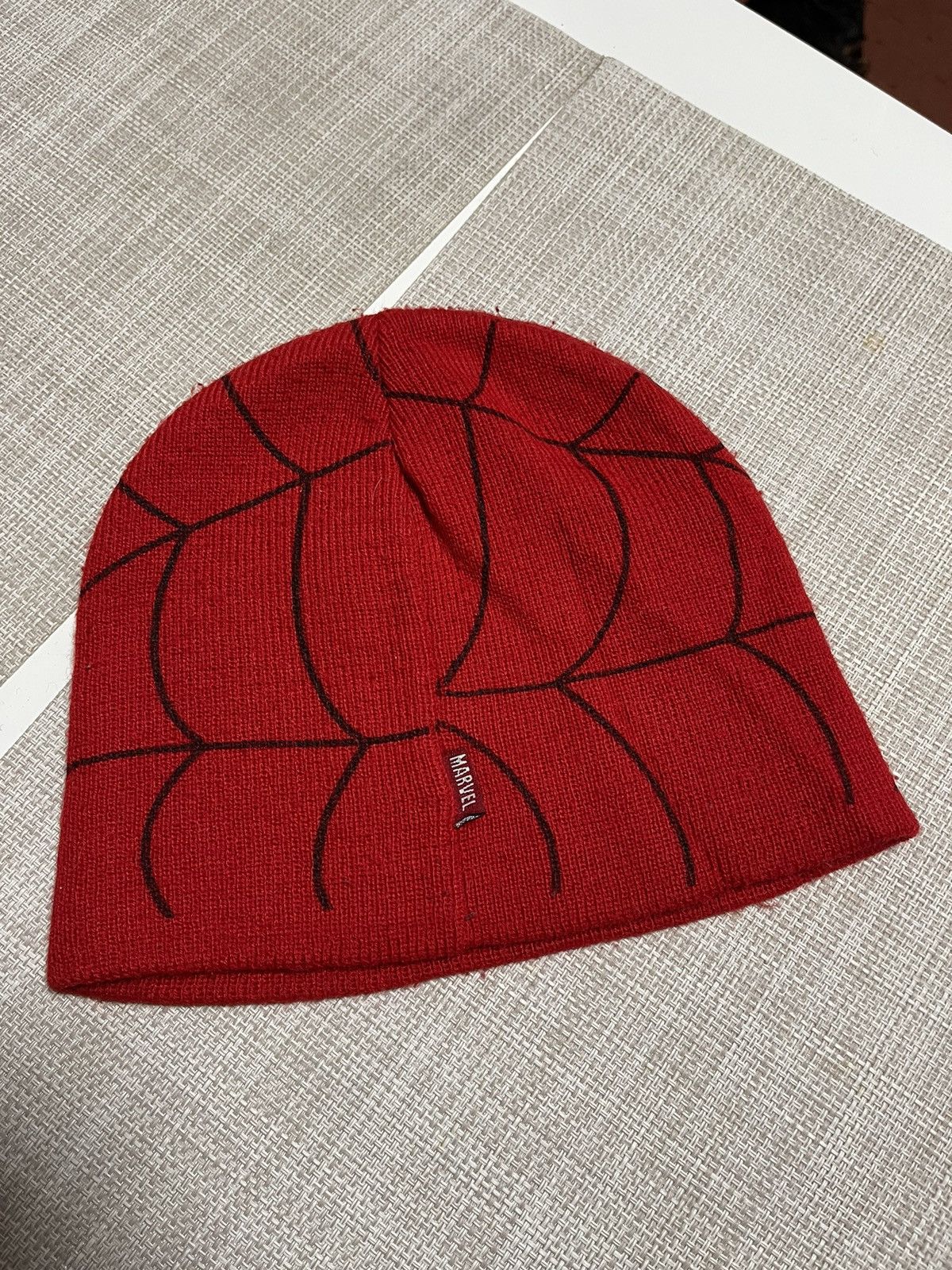 Marvel Comics × Vintage Vintage Spider-Man hat red big logo eyes Y2K Size ONE SIZE - 4 Thumbnail
