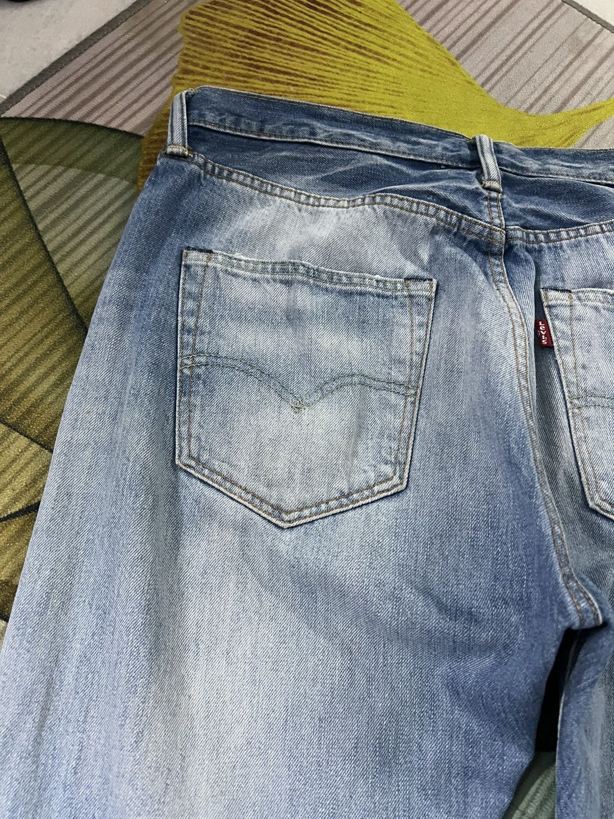 Levi's Vintage Levis 501 Distress Stone Wash Jean Size US 34 / EU 50 - 18 Thumbnail