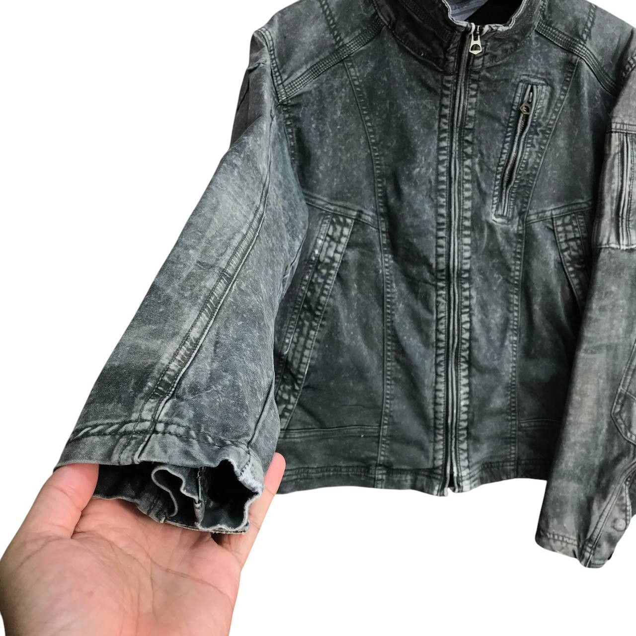 Japanese Brand JAPANESE FIELDCORE X NWZ WORKERS DISTRESSED BIKER JACKET Size US L / EU 52-54 / 3 - 13 Thumbnail