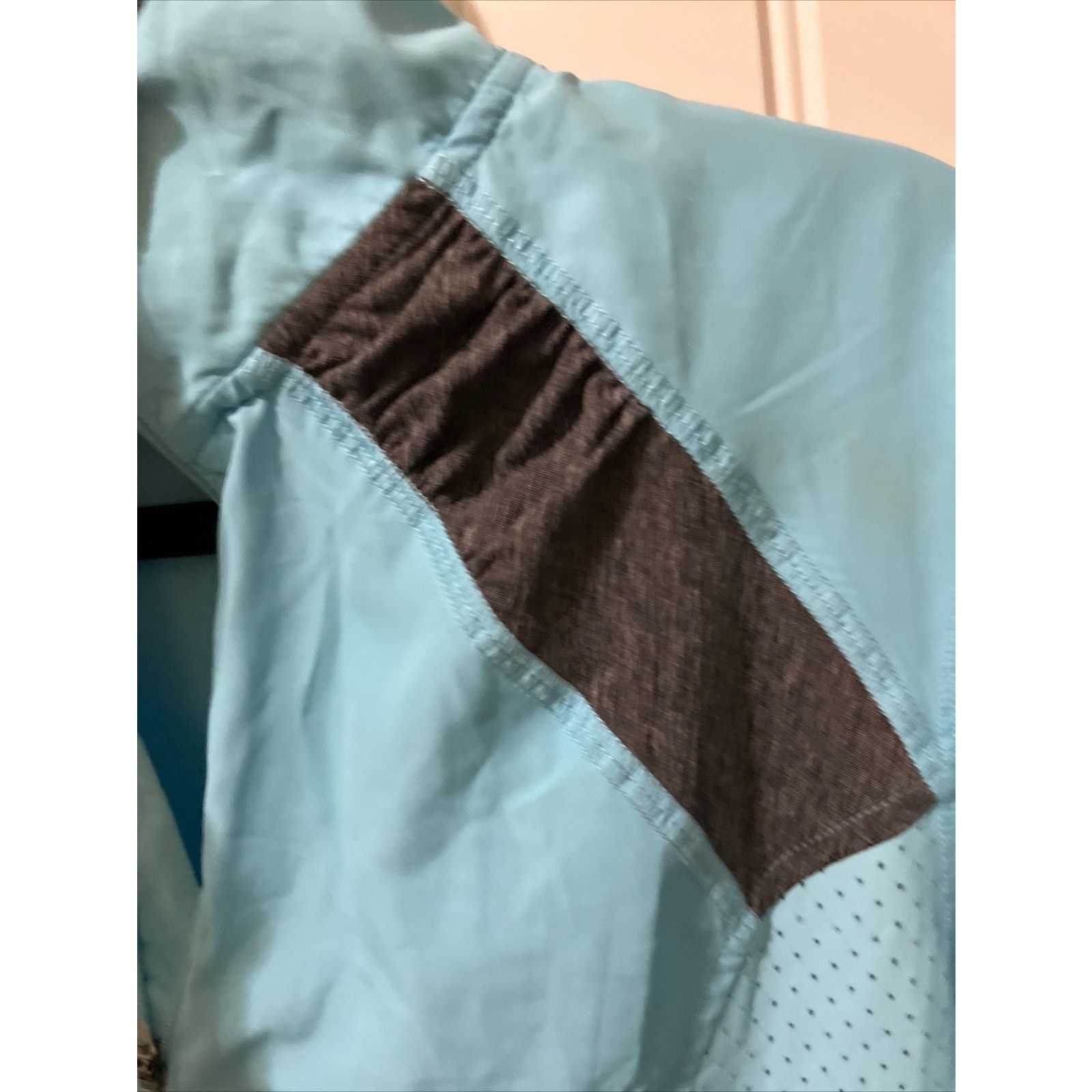 Champion Long Sleeve Full Zip Pullover Light Blue Jacket Pockets Size M / US 6-8 / IT 42-44 - 9 Thumbnail