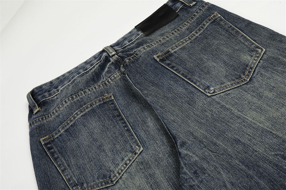 Vintage Retro male punk casual washed flared jeans Size US 32 / EU 48 - 5 Thumbnail