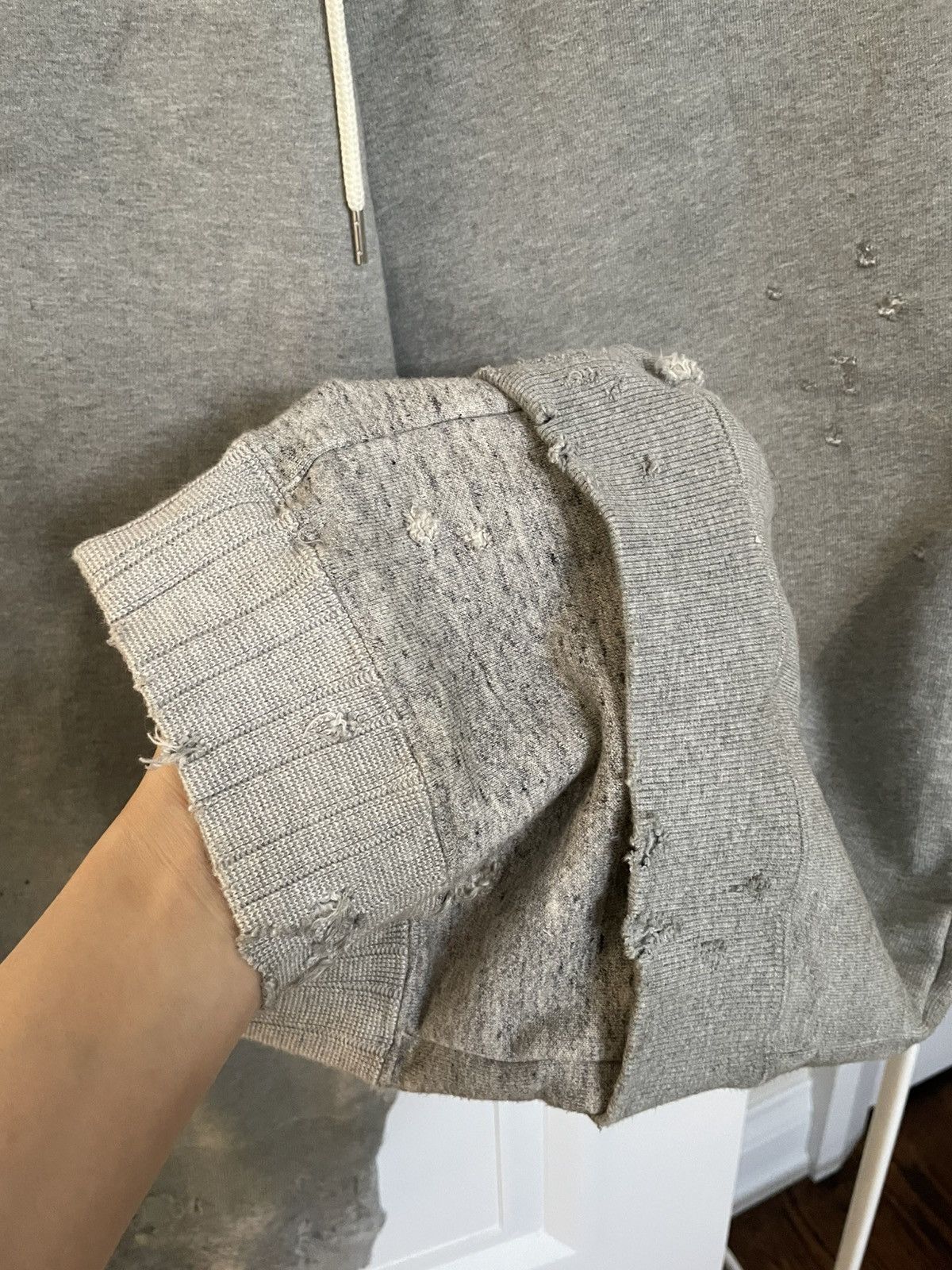 Maison MIHARA YASUHIRO Mihara Yasuhiro Grey layered sweatpants Size US 31 - 3 Thumbnail