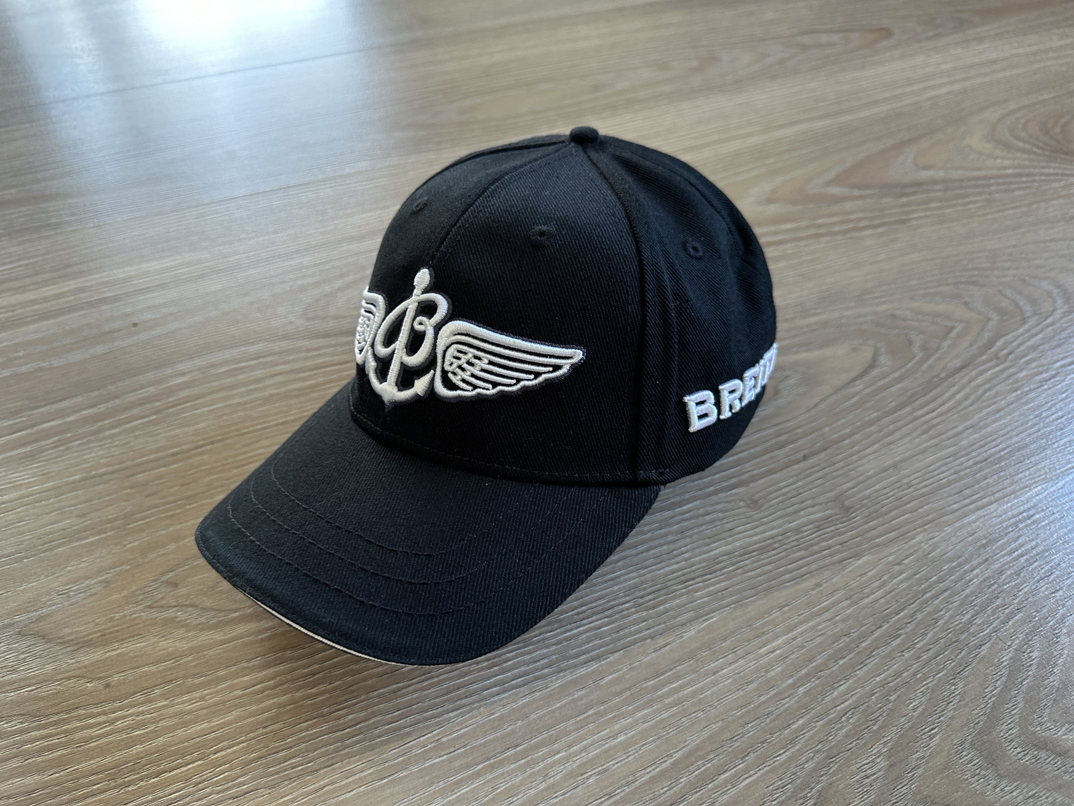 Breitling × Designer Breitling New Black Baseball Cap Size ONE SIZE - 2 Thumbnail