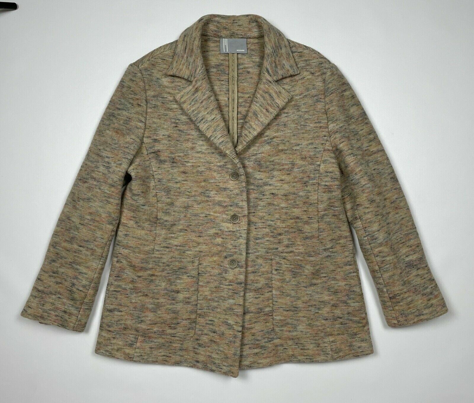 Missoni DDP Missoni Women’s Wool Multicolor Coat Jacket Size 48 Size XL / US 12-14 / IT 48-50 - 9 Thumbnail