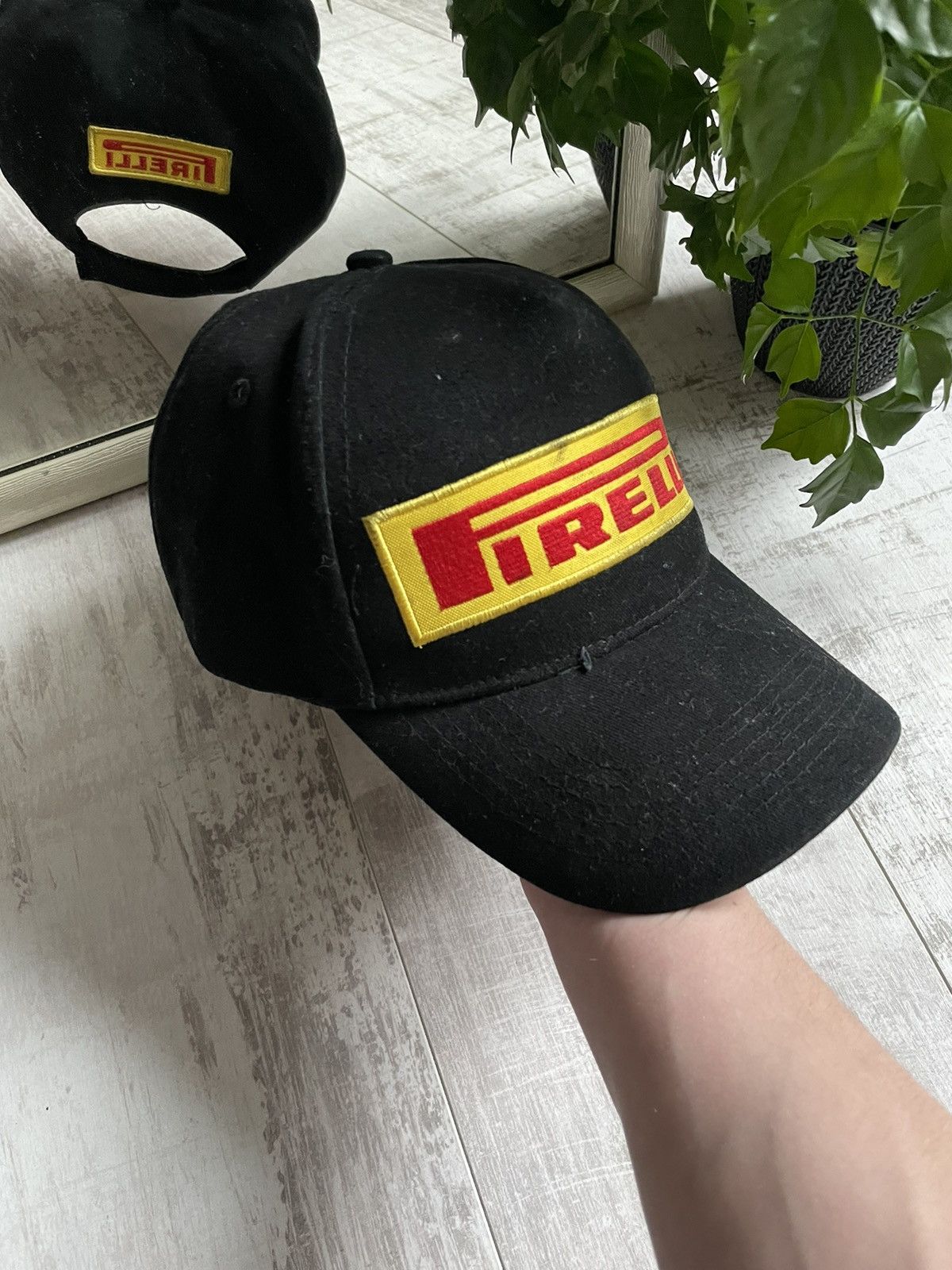 Pirelli × Vintage 90’s Vintage Pirelli Racing Cap Y2K F1 Logo Hat VERY RARE Size ONE SIZE - 2 Thumbnail