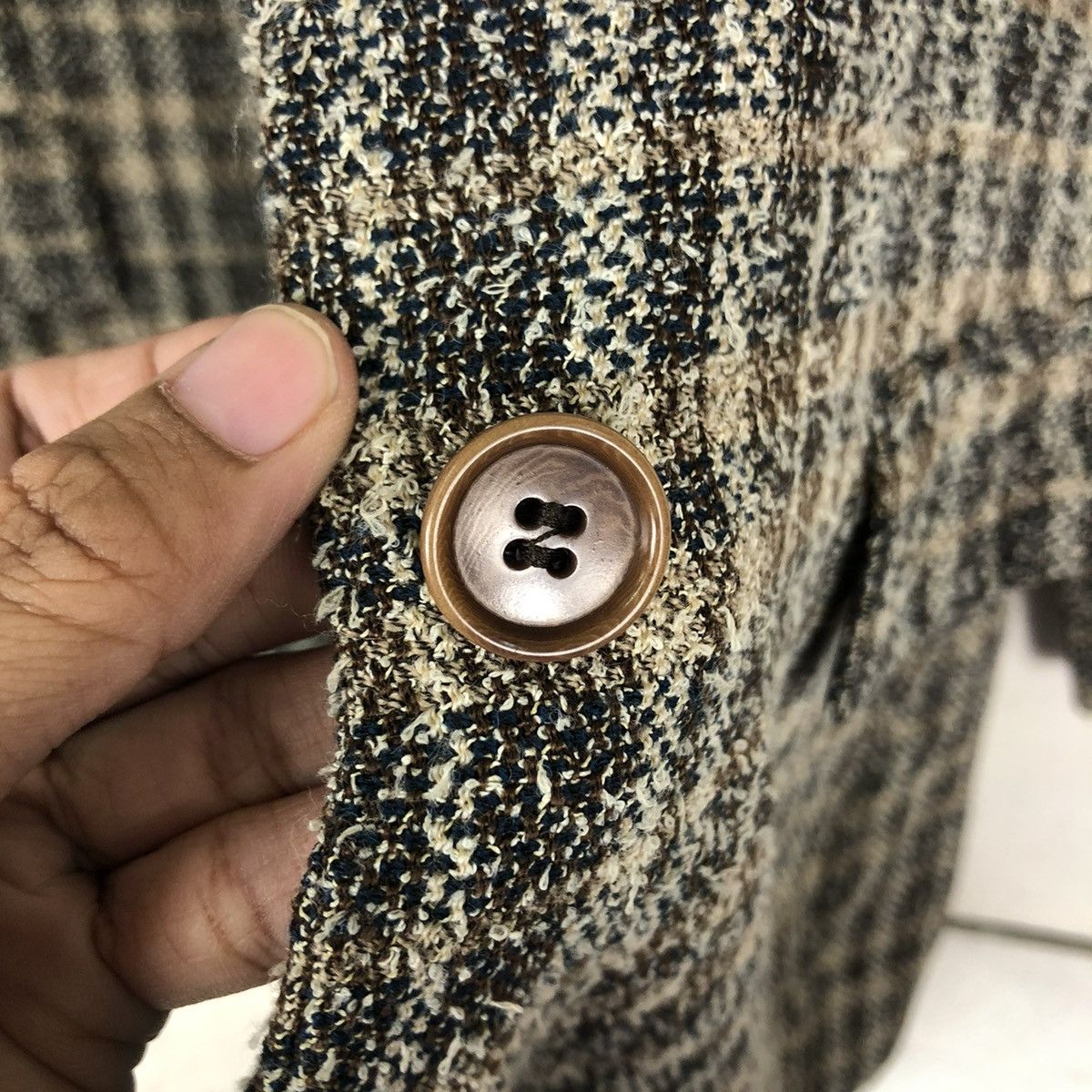 Designer 📌VINTAGE CHORE JACKET DONNA DI AZURI MADE IN ITALY Size US S / EU 44-46 / 1 - 17 Thumbnail