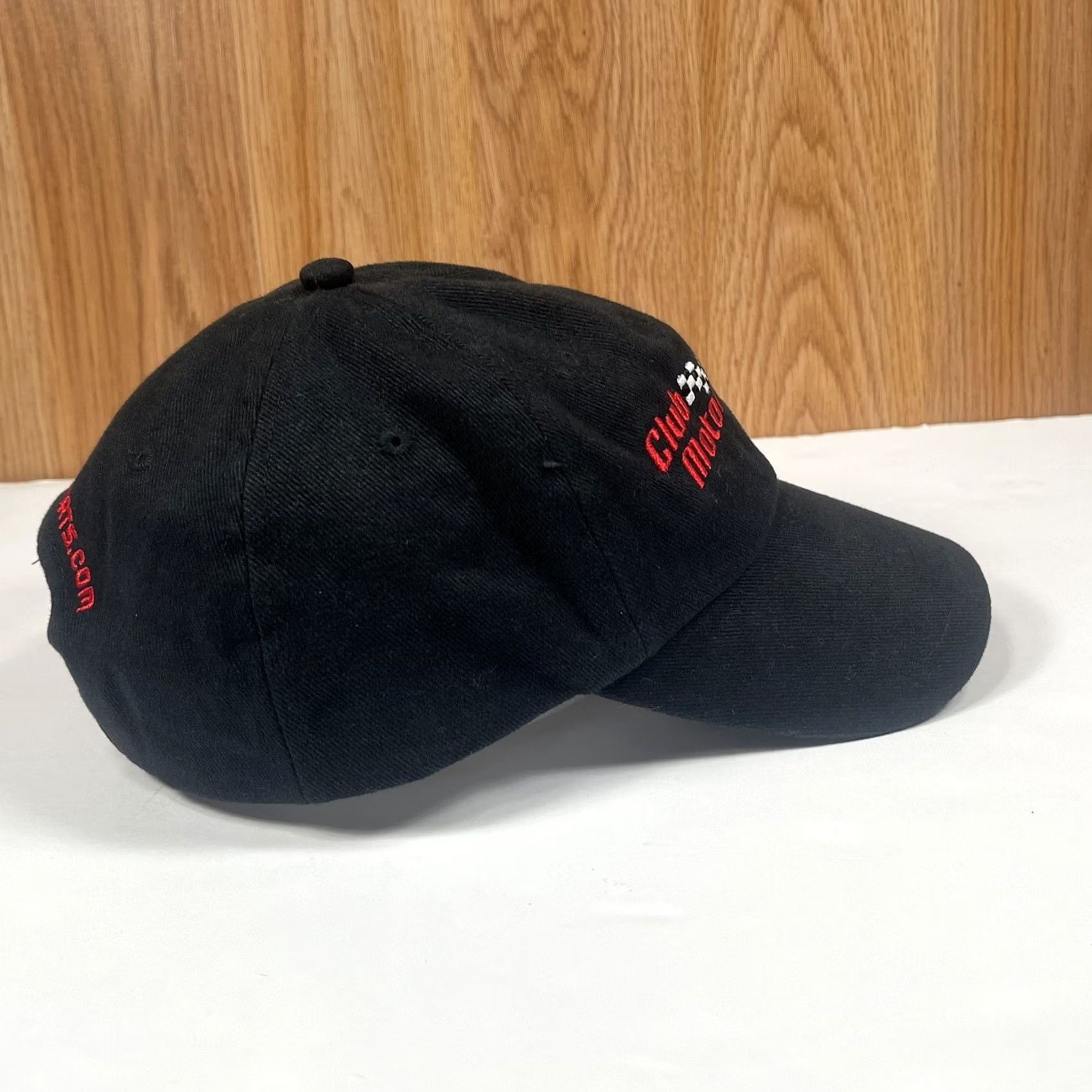 Vintage Trim Wear Hat Mens Adjustable Black Club MotorSports Embroidered Adult StrapBack Cap Size ONE SIZE - 5 Thumbnail